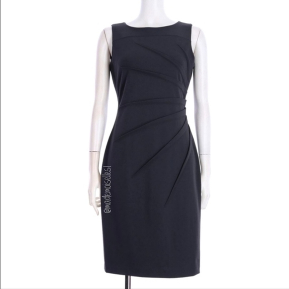 Calvin Klein Dresses & Skirts - Gray Calvin Klein Sunburst Dress Size 14